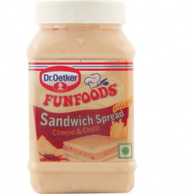 Dr. Oetker Fun foods Sandwich Spread Cheese & Chilli (Eggless)  Plastic Jar  275 grams